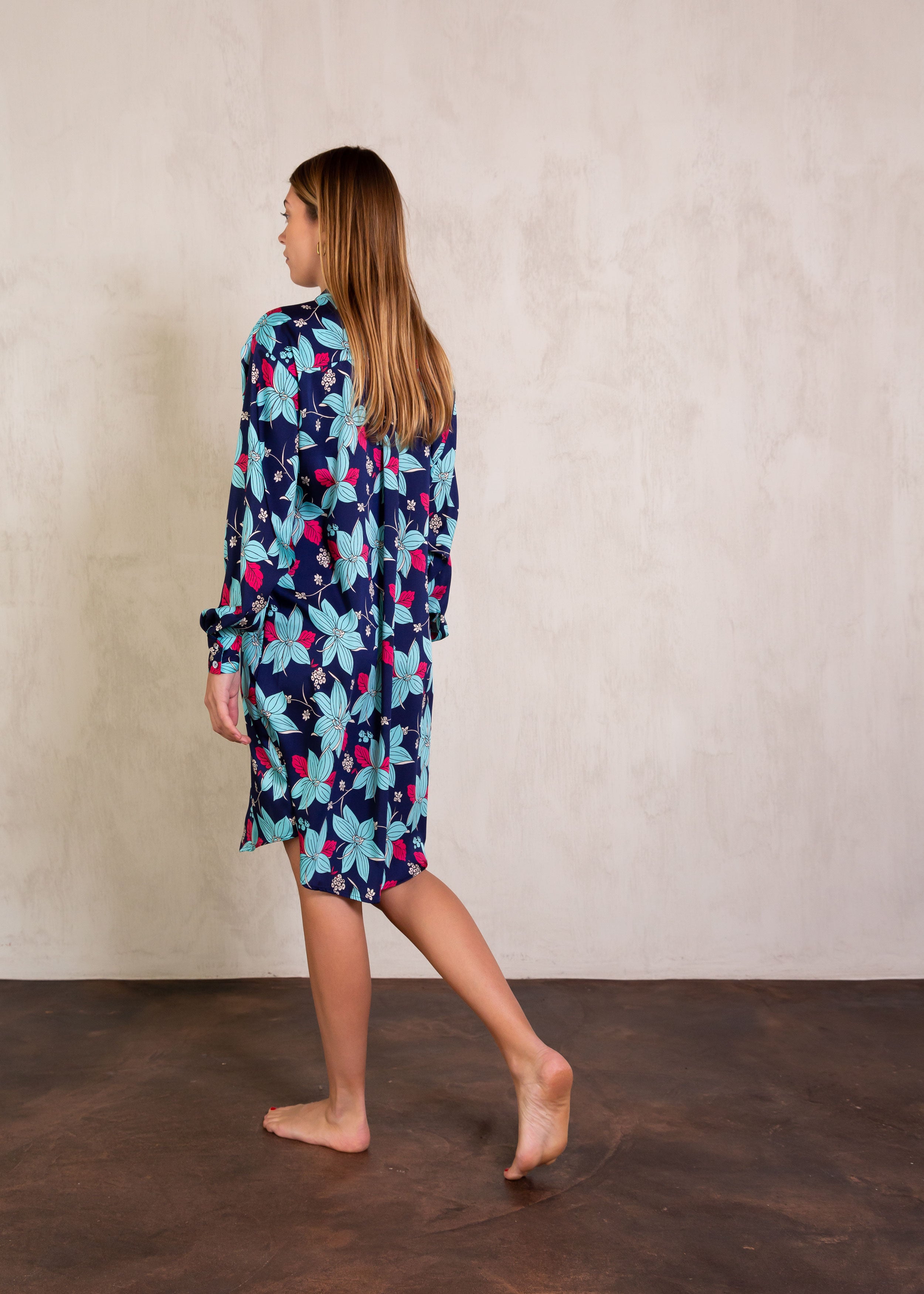 The Jackie Dress in Summer Night Print